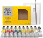 Winsor & Newton Galeria Acrylic Paint, 10 x 60ml (2-oz), Complete 14 Piece Set - Image 2